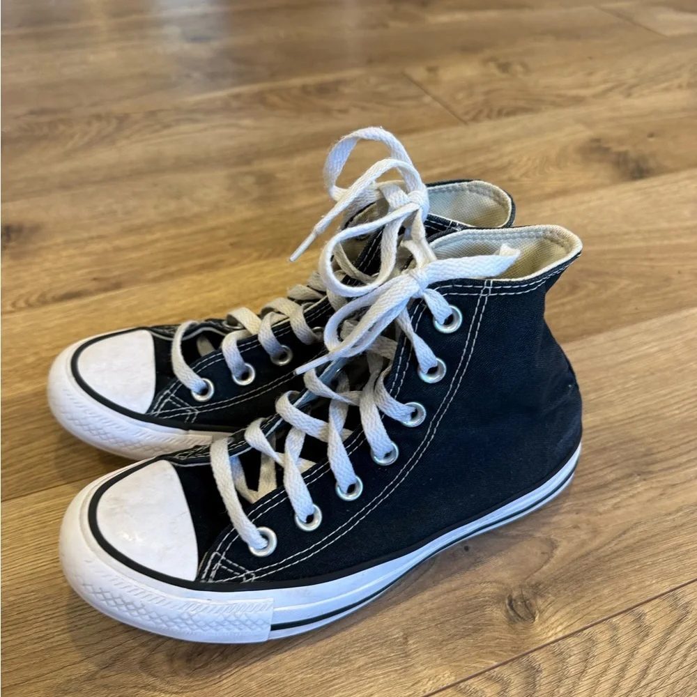 Converse Chuck Taylor All Star Canvas Black/White M9160C US Men 3.5 Women’s 5.5 - Picture 3 of 10